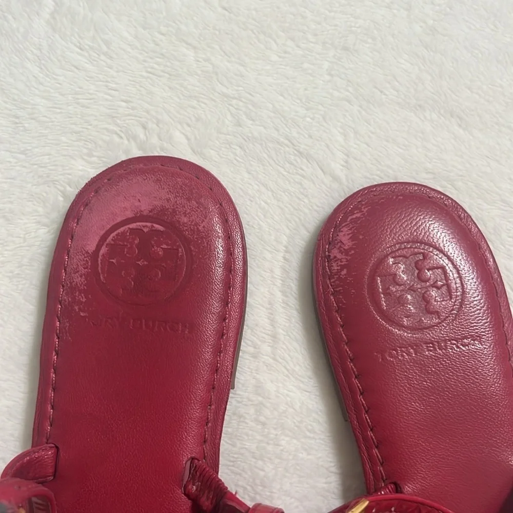 Tory Burch Cherry Red Sandals - Picture 2 of 9